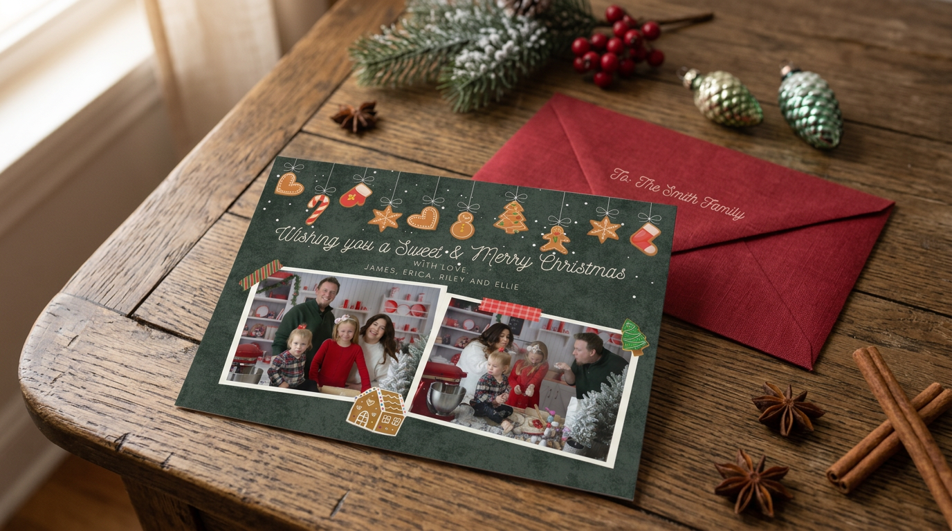 Sweet and Merry Christmas Card