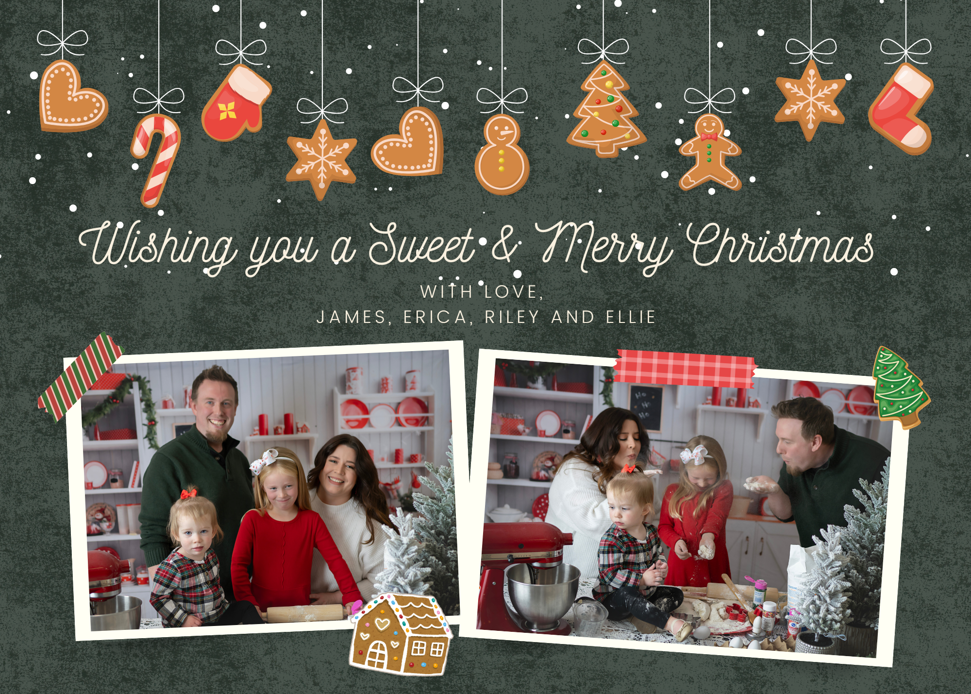 Sweet and Merry Christmas Card